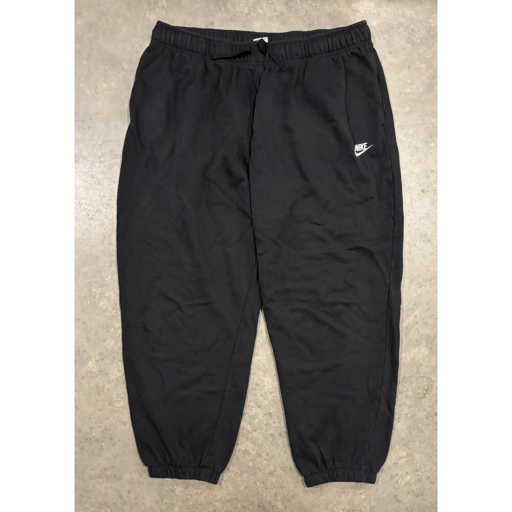 Nike Sportswear Club Fleece Joggers Sweatpants Women's XL Black Oversized